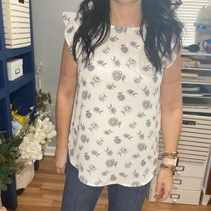 Loft floral print blouse